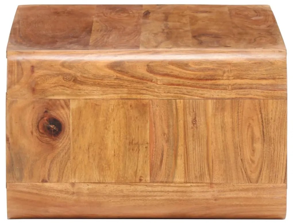 Tömör akácfa dohányzóasztal 90 x 50 x 30 cm