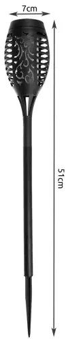 Napelemes kerti lámpa - zseblámpa 23559