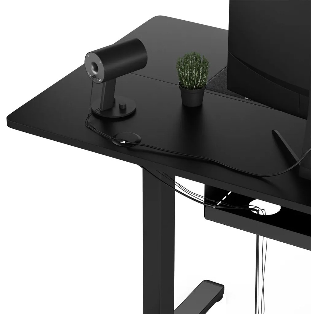 Állítható magasságú elektromos íróasztal Nojo 120x60 cm fekete