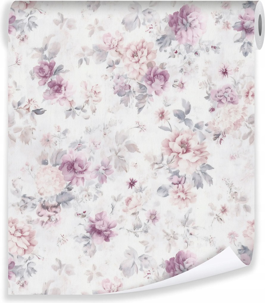 Tapéta Virágok Rózsák Romantikus Természet Flizelin Fal Nappali Hálószoba