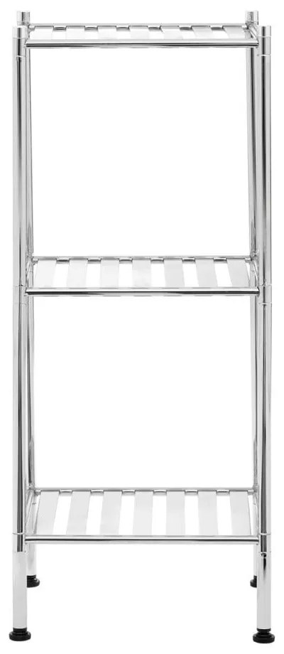 Ezüstszínű fürdőszobai polcos állvány 34x80 cm – Premier Housewares