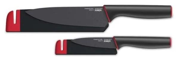 Slice&Sharpen 2 db kés, tokkal és késélezővel - Joseph Joseph
