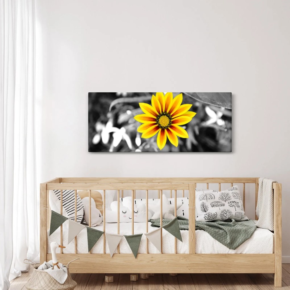Sárga virágok képe (120x50 cm)