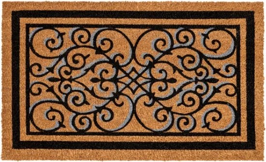 Lábtörlő kókusz 75x45cm cipőszőnyeg Ökológiai téglalap nyomtatás