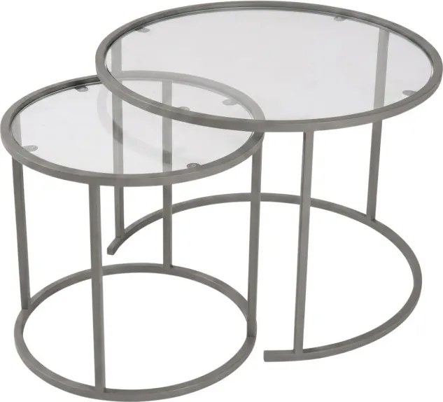 Dohányzóasztal, 60 cm – Grey-Trs-60-42-Nrd-Srk