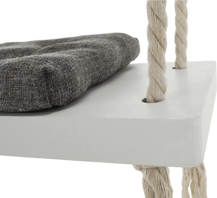 Gyerek hinta, fehér/szürke, SVING