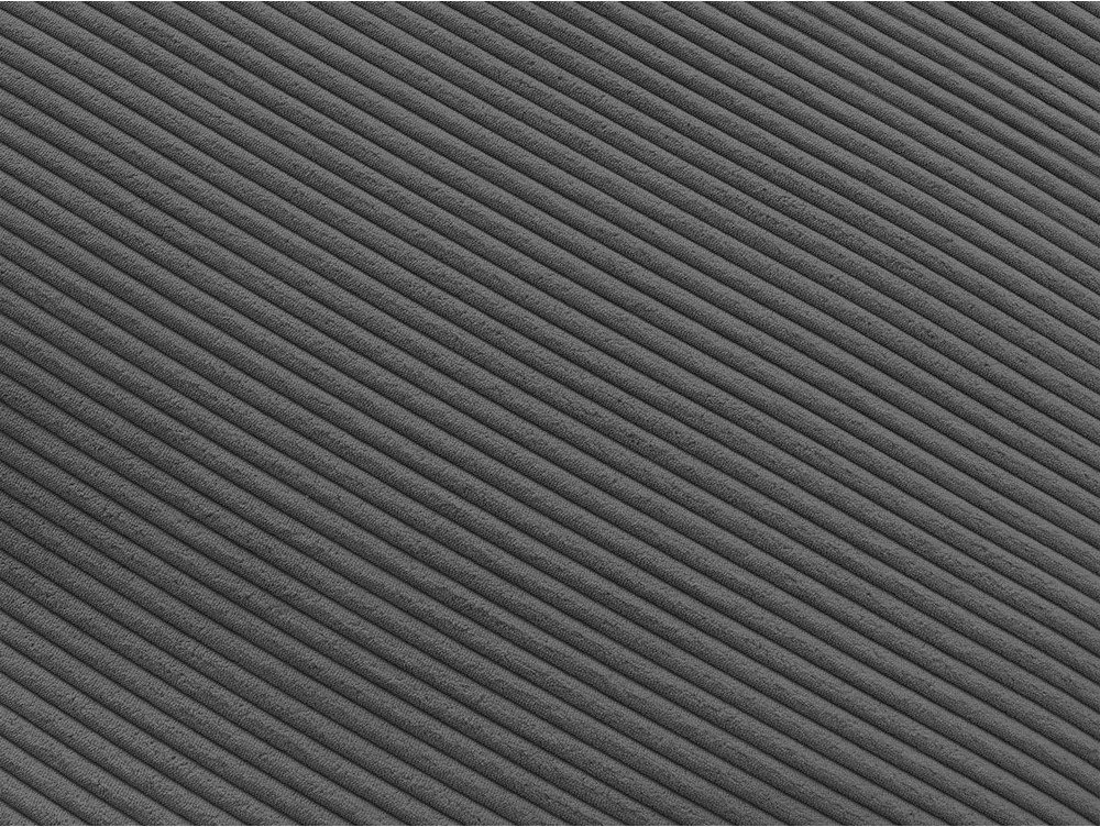 Sötétszürke kordbársony sarokkanapé Belair – Bobochic Paris