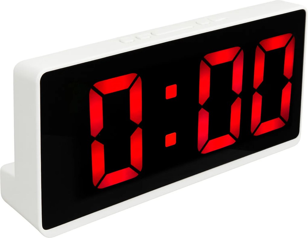 Aga Digitális ébresztőóra Piros