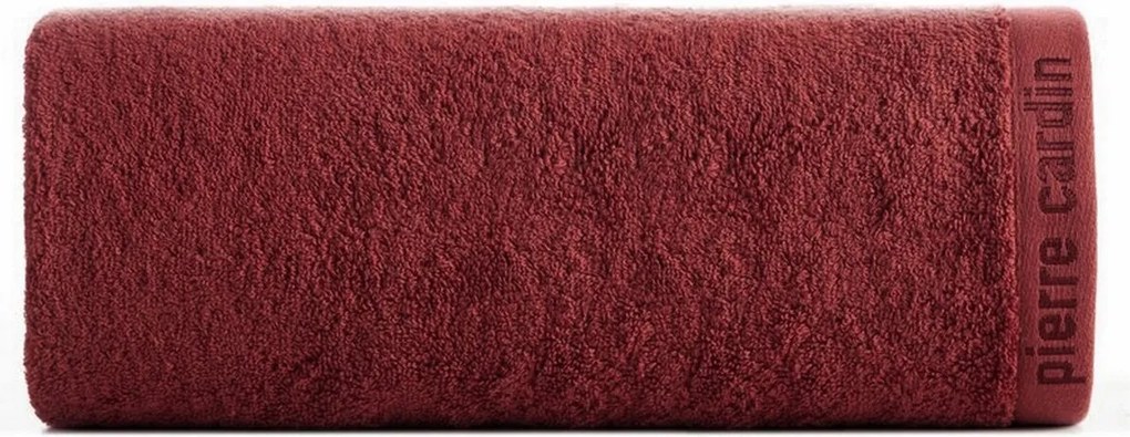Pierre Cardin törölköző 50x90 Evi téglavörös prémium pamut 430gr