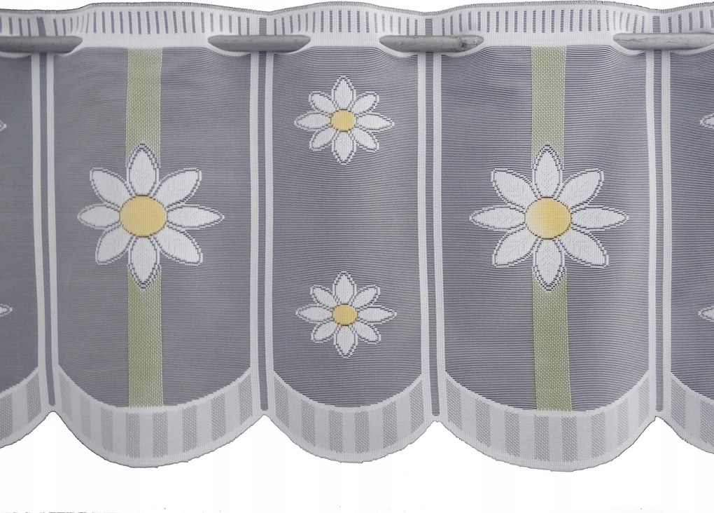 Mg Irigység jacquard 1546 Virág Sárga 300x30cm M