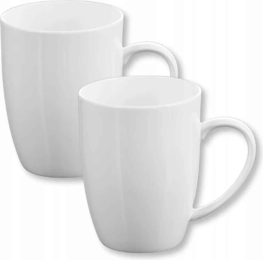 Wilmax nagy bögre 460 ml kávéhoz és teához fehér porcelán 2 db