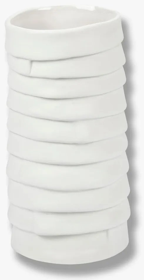 Fehér kézzel készített porcelán váza Ribbon – Mette Ditmer Denmark