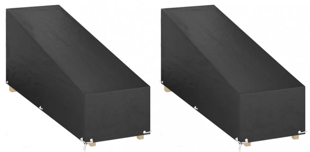 2 db polietilén napozóágy huzat 12 fűzőlyukkal 205x75x40/70 cm