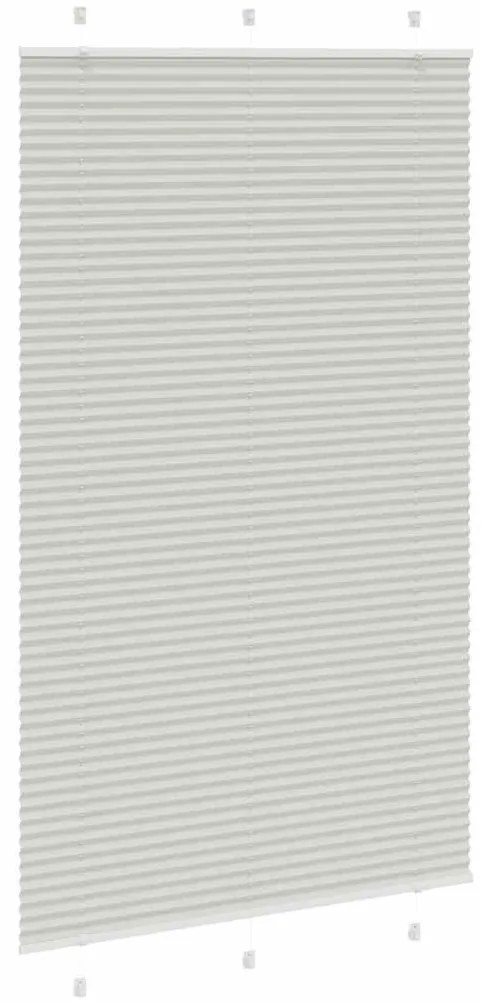 pliszírozott redőny világosszürke 120x200 cm szövetszélesség