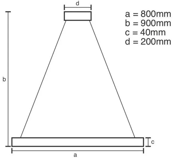 Brilagi - Dimmelhető LED csillár kábelen CIRCLE LED/55W/230V 3000-6500K + távirányító