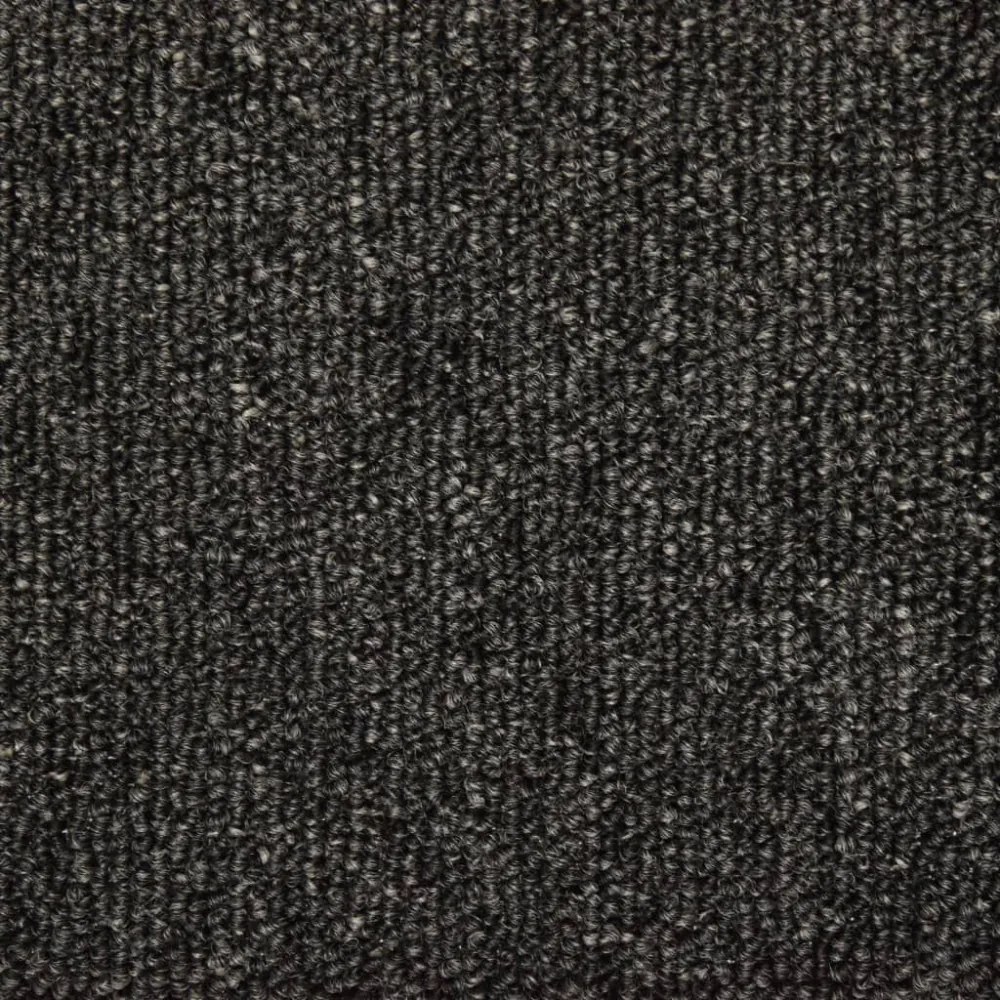 15 db lépcsőszőnyeg 65 x 21 x 4 cm antracit téglalap alakú széllel