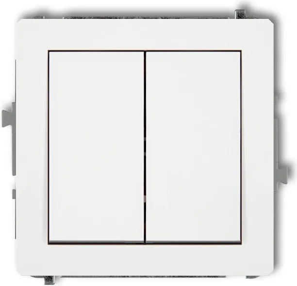 Redőnykapcsoló fehér, piktogr nélkül Deco Karlik