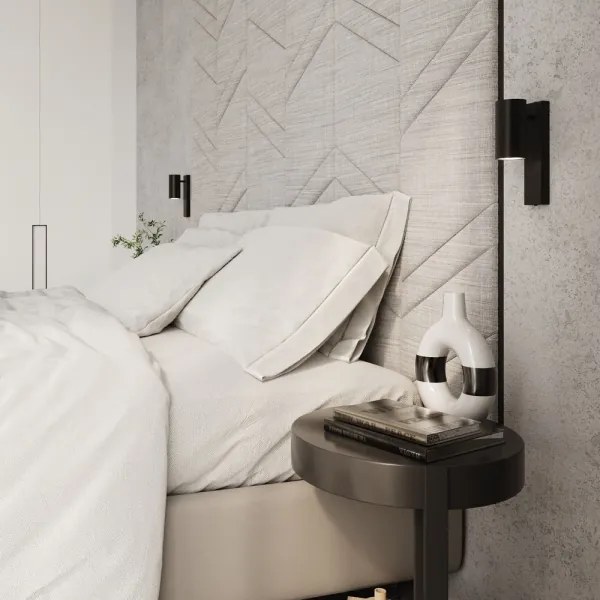 Sollux SL.1077 - Fali lámpa UTTI 1xGU10/40W/230V fekete