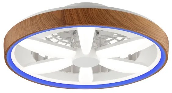 Brilliant - LED RGBW Dimmelhető mennyezeti ventilátor GAIANO LED/24W/230V + távirányító
