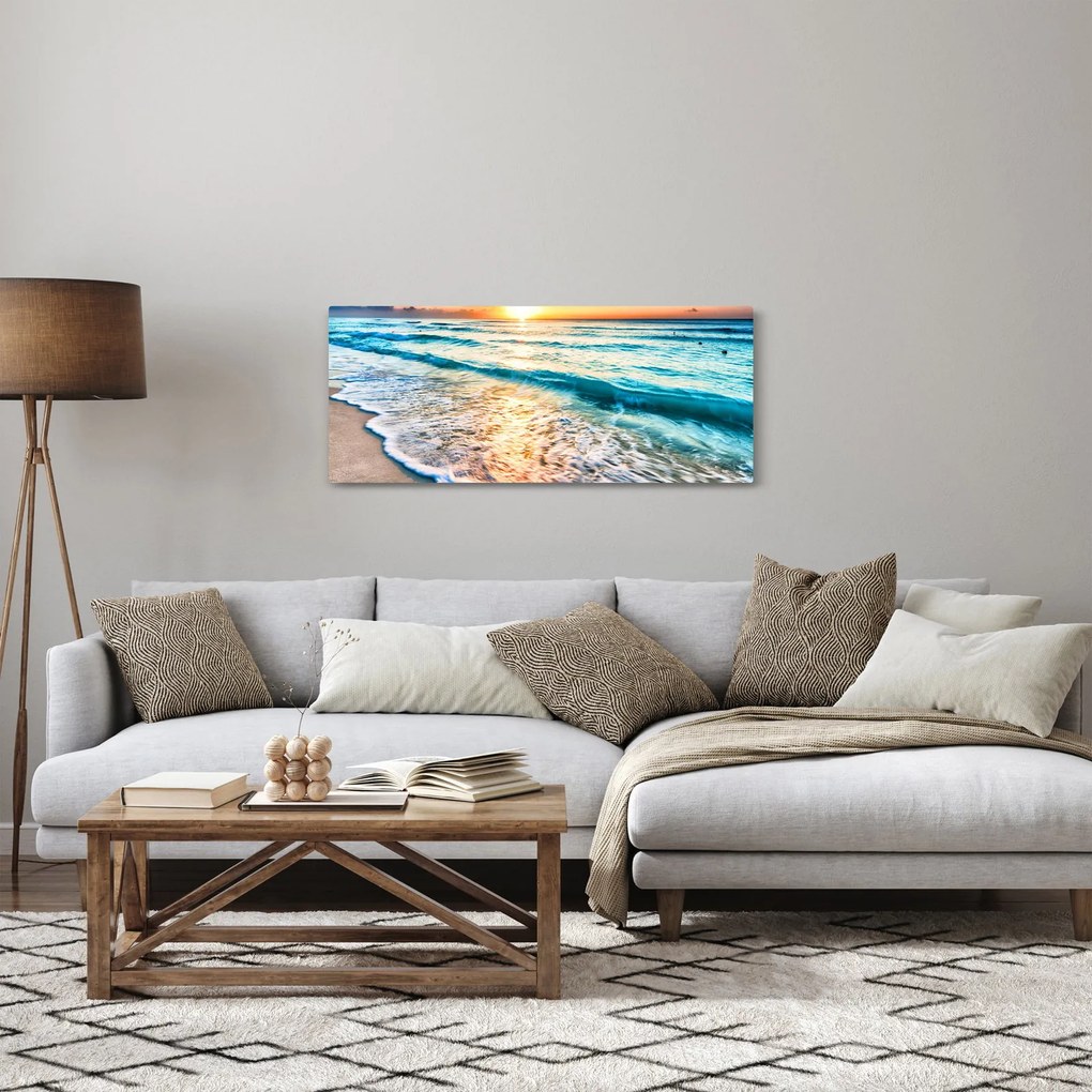 Kép - Tengeri strand (120x50 cm)