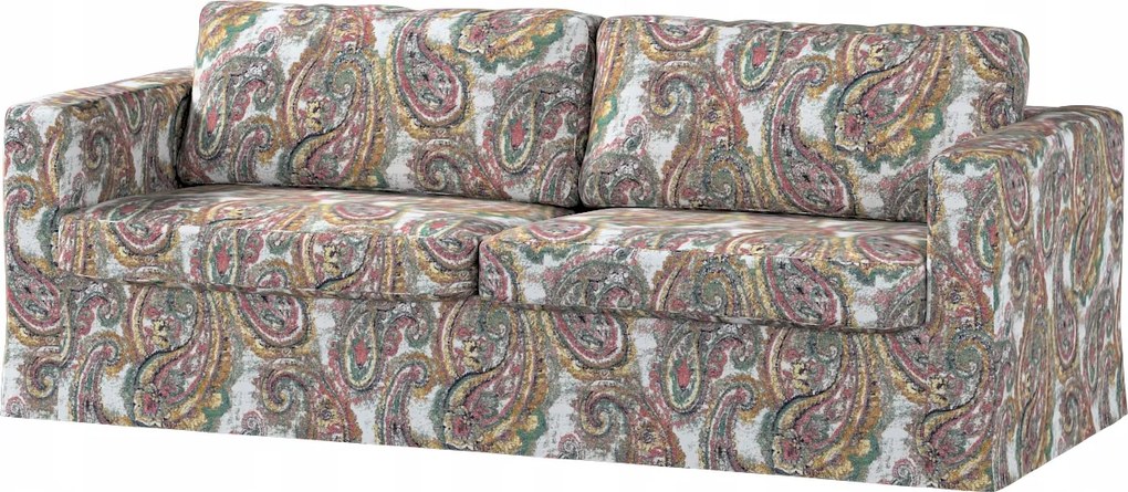 Karlstad 3 személyes kinyitható kanapé huzat Ikea narancssárga