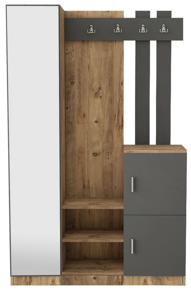 Dano Atlanitc Pine and Anthracite előszoba szett