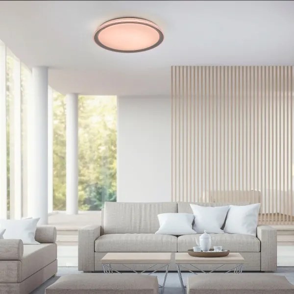 Leuchten Direkt 14339-21 - LED RGB Dimmelhető lámpa KARI LED/37W/230V + távirányító