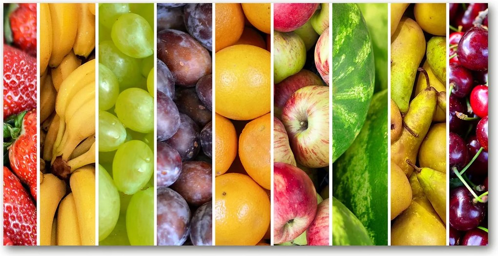Fotó vászonkép edzett üveg Gyümölcsök 140x70