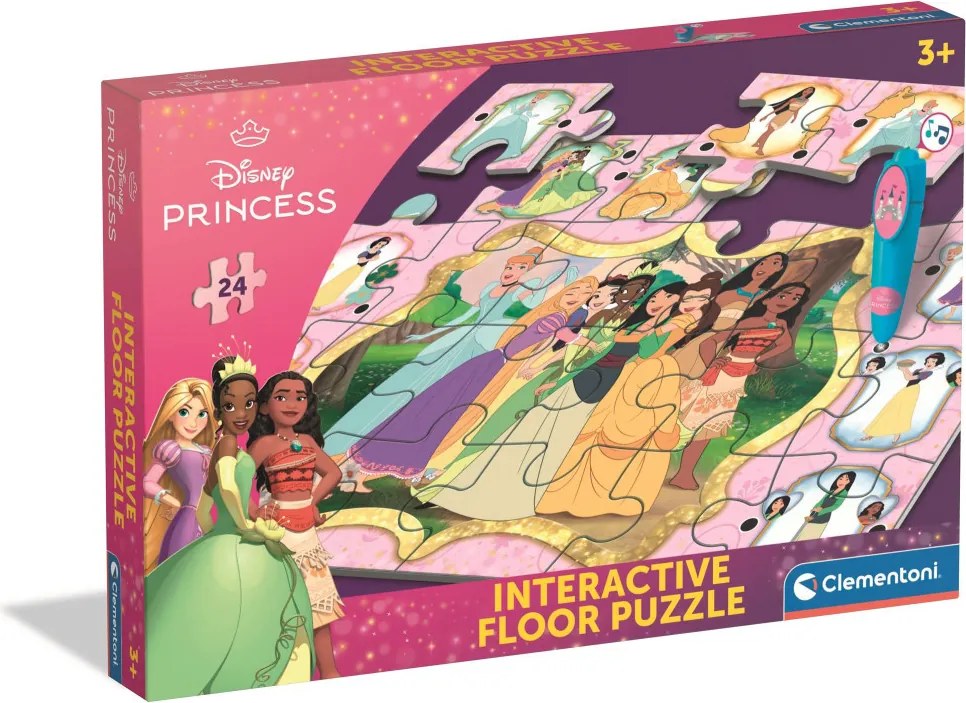 Disney Hercegnők Reunion interaktív 24 db-os puzzle Clementoni