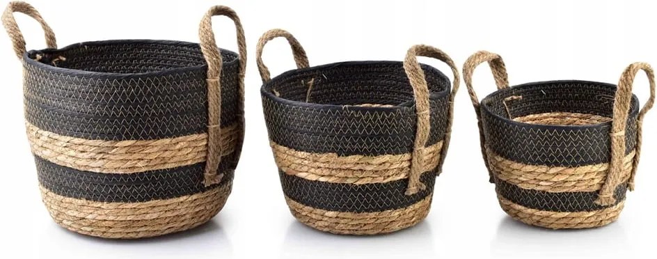 Bali 3 db-os tengerifű kosár szett
