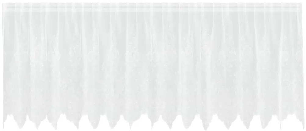Függönyök függönyökkel Fehér 400 x 100 cm Poliészter