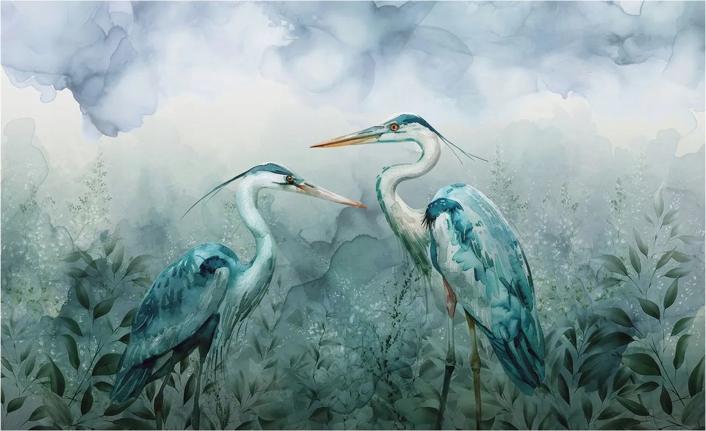 Flizelin tapéta falra Prémium A természet madarai 416x254 Ragasztó