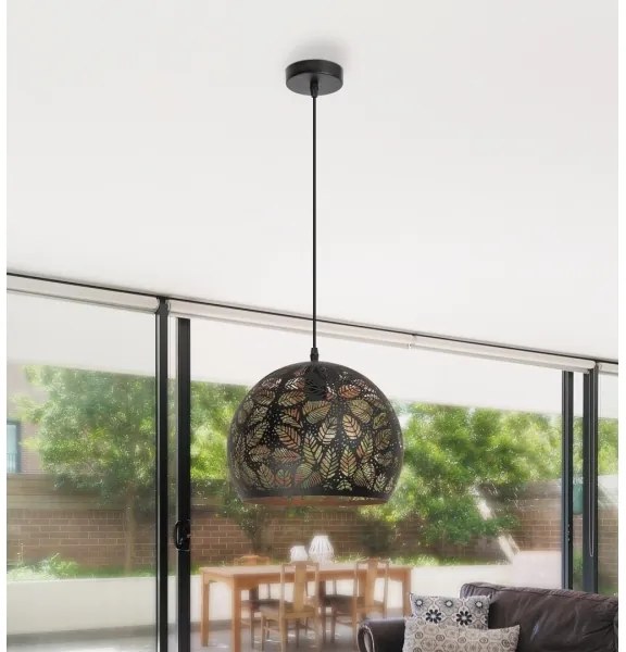 Rabalux 2276 - Csillár zsinóron MANORCA 1xE27/40W/230V