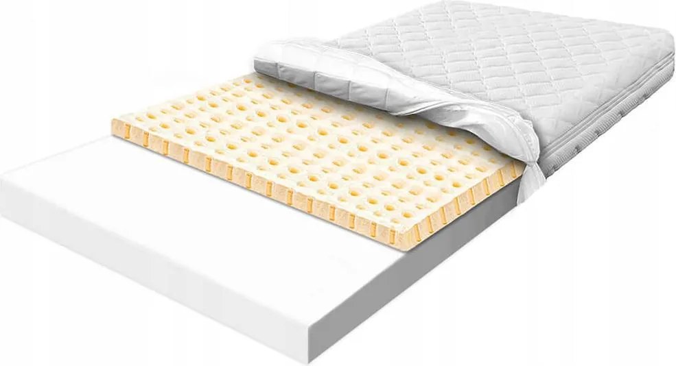 150x200-as matracvédő latex H1 H2 légáteresztő habszivacs fedéllel