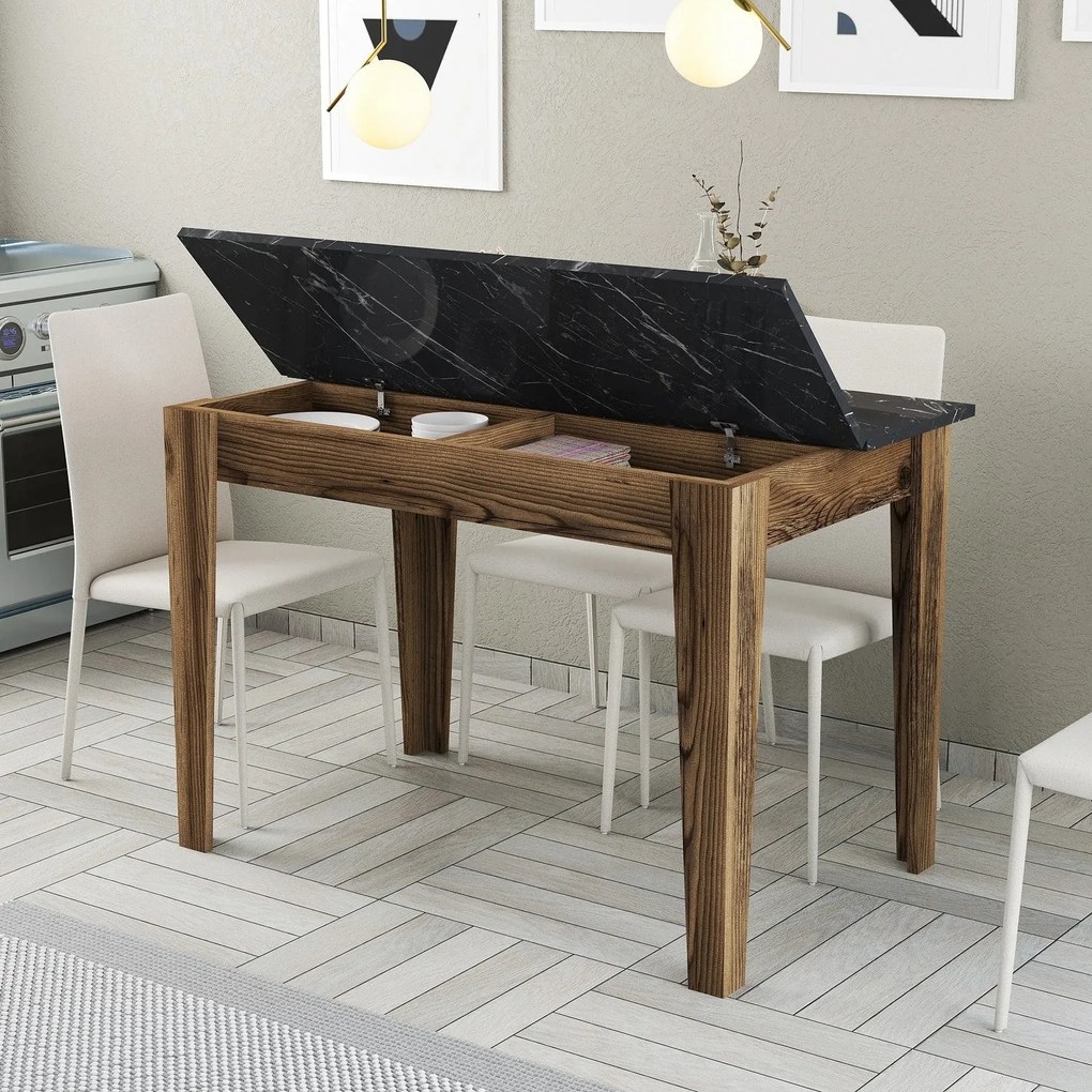 Étkező asztal Kiev 509 - Walnut, Black