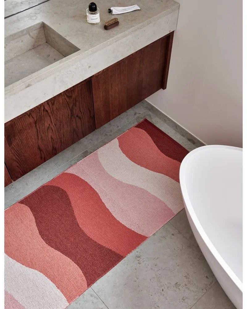 Piros kültéri-beltéri futószőnyeg 70x300 cm Urvi Fire – Pappelina