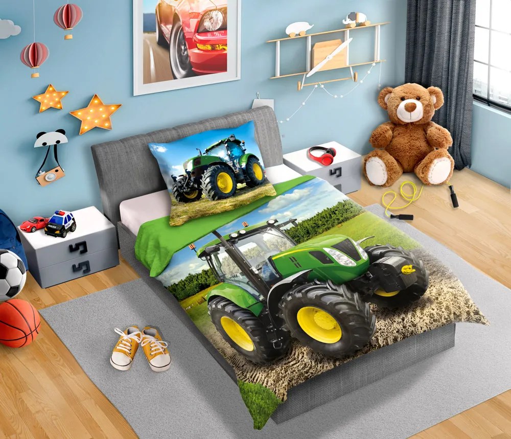 Pamut ágynemű Homa TRACTOR 140x200 cm