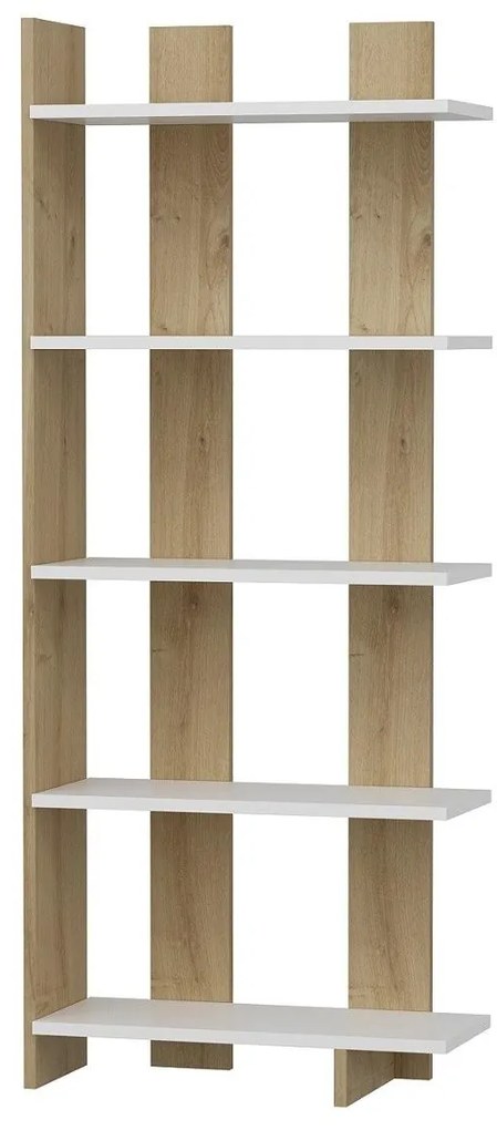 Regál Bulote (fehér + zafír tölgy) . 1092862