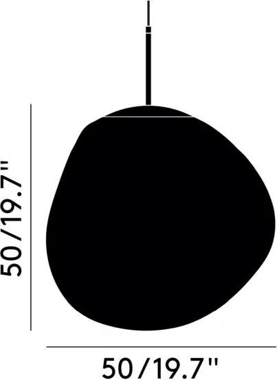 TOM DIXON MES04CH-PEUM2 MELT Modern Függesztett Lámpa LED IP20