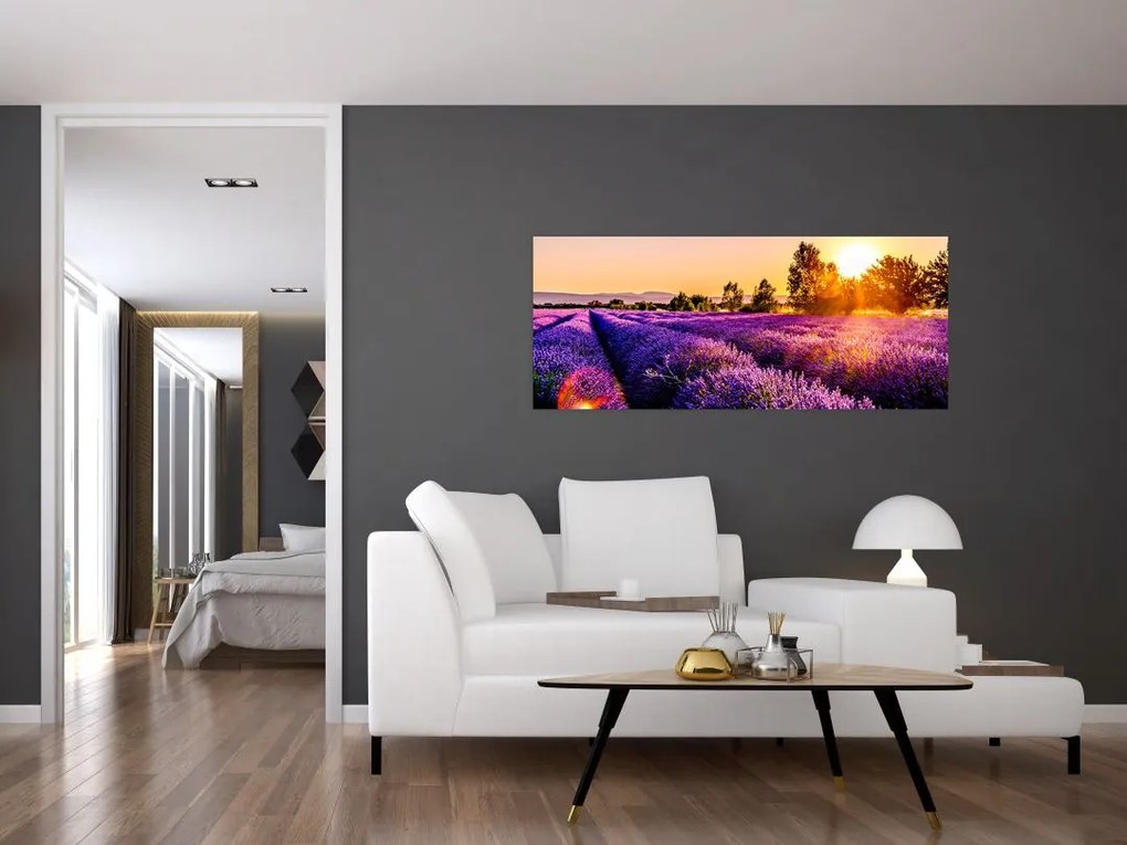 A levendula mező képe, Provence (120x50 cm)