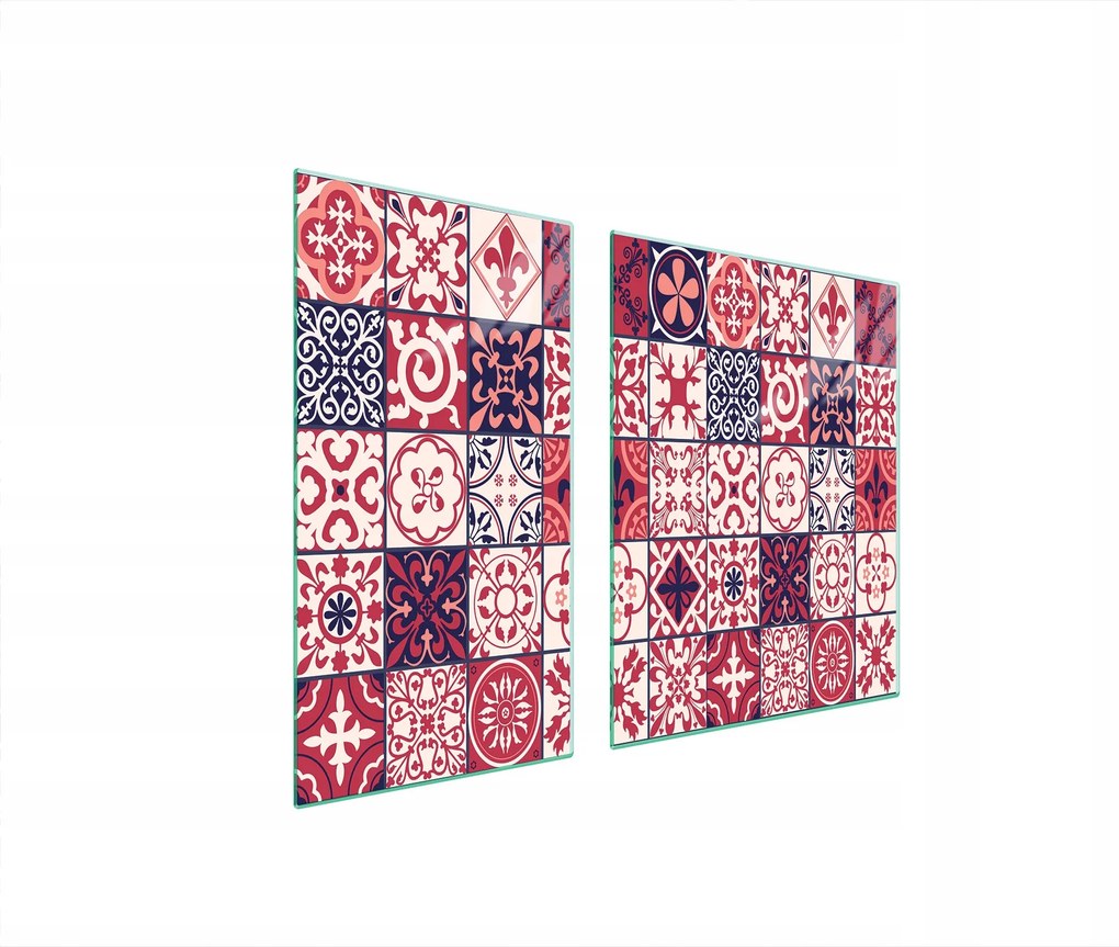 Üveg Tűzhelyvédő Főzőlap 90x52 Mozaik Edzett Üveg