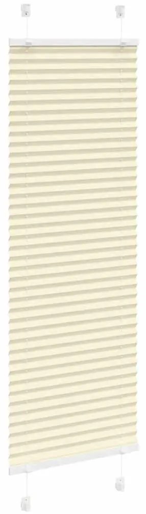 pliszírozott redőny krém 50x150 cm szövetszélesség 49,4 cm