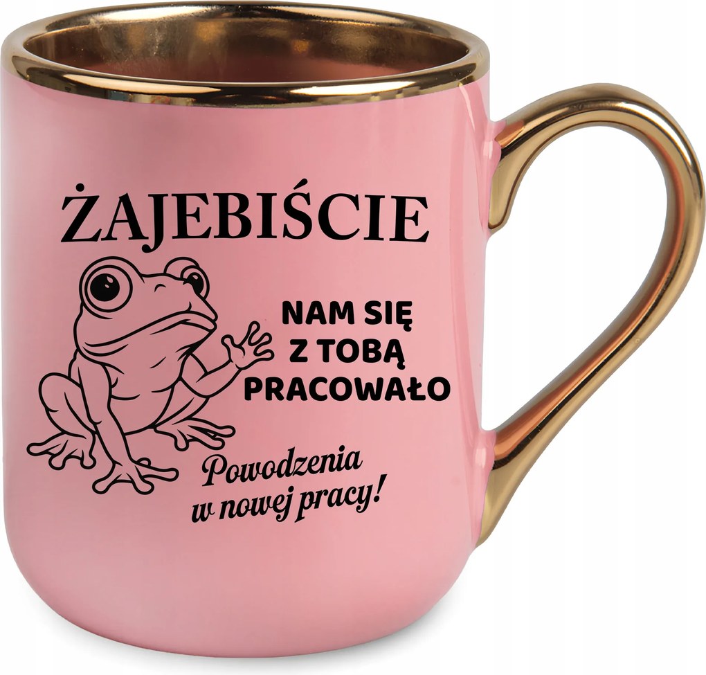 Bögre Rózsaszín elegáns búcsúzás kollégák távozása vicces