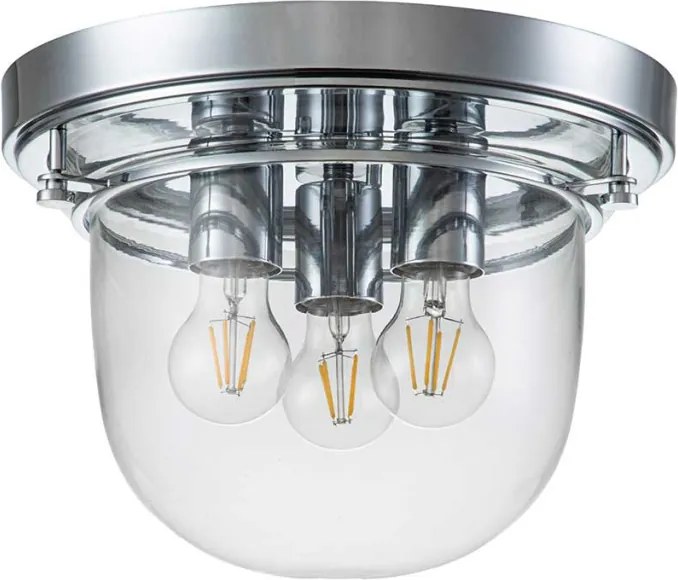 Quoizel Whistling QZ-WHISTLING-F-PC Süllyesztett mennyezeti lámpa 3x40W/E27 IP44