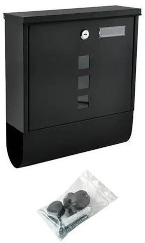 Postaláda 34x30,7 cm fekete