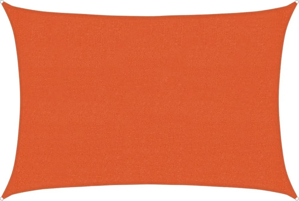 vidaXL narancssárga HDPE napvitorla 160 g/m² 2,5 x 4 m