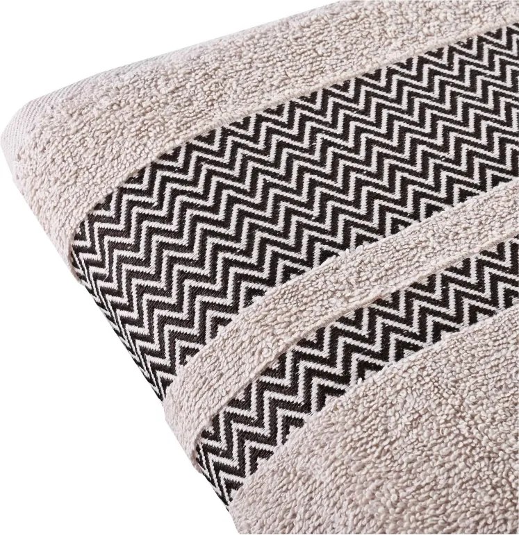 EMI Ates bézs pamut törölköző 50x90 cm