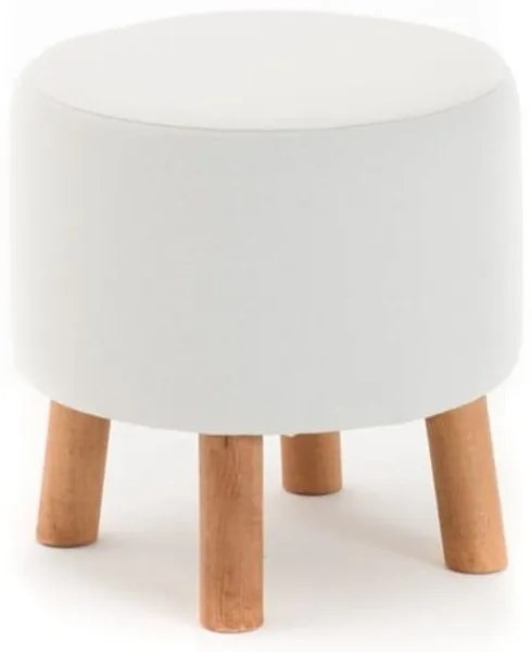Fehér puff Silindir – Balcab Home