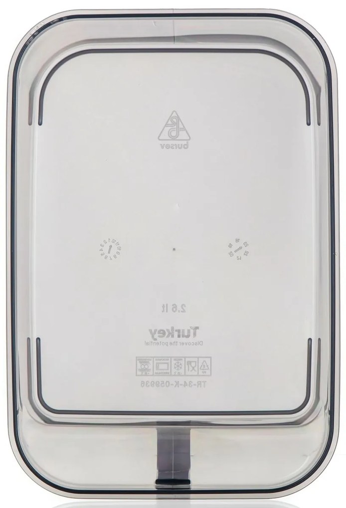 Banquet ZOYA 2,6 l tárolóedény füllel, füstös, 2,6 l