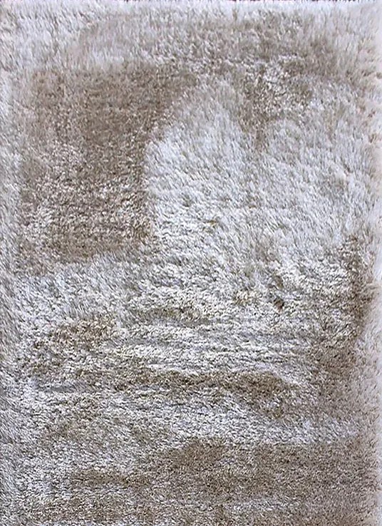 Szőnyeg 160x220 Hosszú Egyszálas Shaggy Világos Bézs